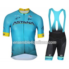 Tenue Maillot + Cuissard à Bretelles 2018 Astana Pro Team N001